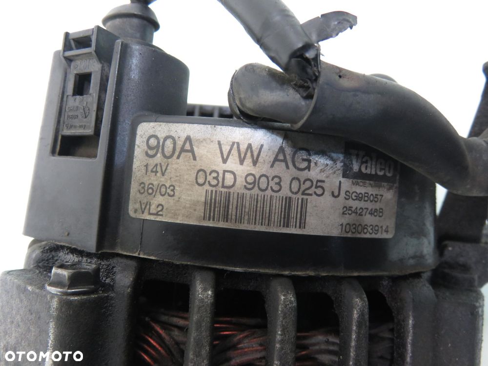 ALTERNATOR SEAT IBIZA III (6L1) 1.2 - BME 03D903025J 2542746B SG9B057 - 9