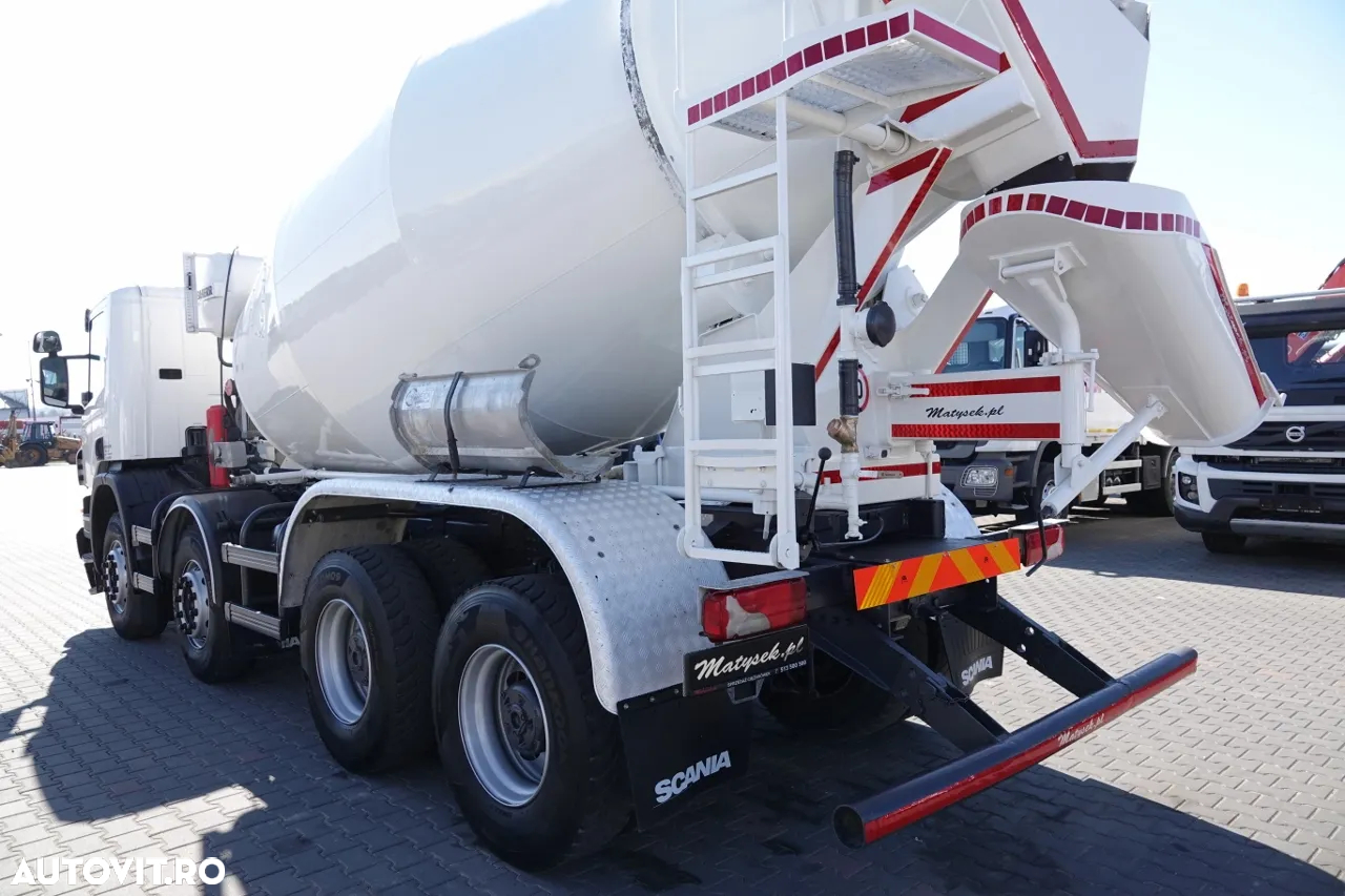 Scania P 360 / 8x4 / BETONATOR / PEAR / LIEBHERR / 9mc / MANUAL - 9