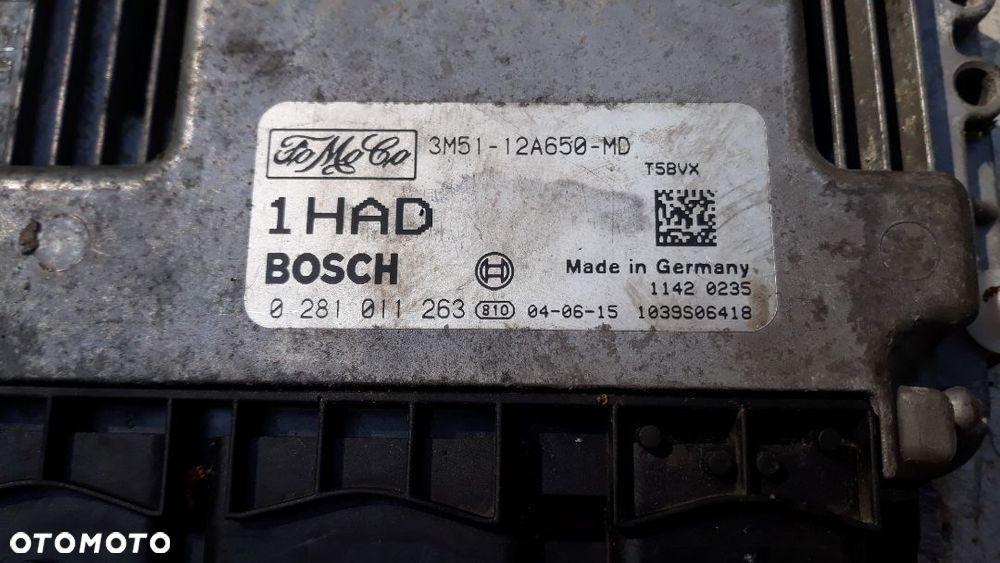 STEROWNIK SILNIKA komputer Ford 1.6 TDCI 0281011263 3m51-12a650-md - 2