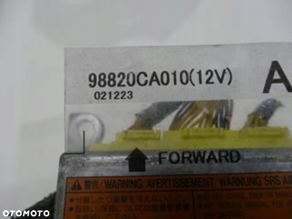 NISSAN MURANO Z50 MODUŁ PODUSZEK SENSOR AIRBAG - 2
