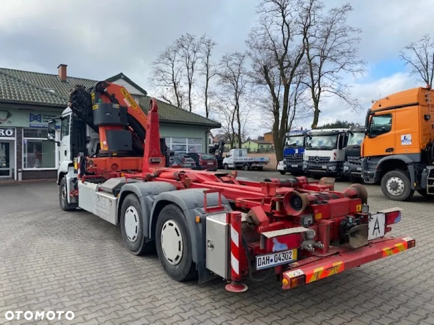 MAN TGS 26.480 6X4 EURO 6  hakowiec MEILLER RK 20.65TS z żurawiem PALFINGER PK34002-SH - 6