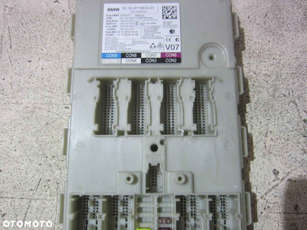 BMW X3 G01 G30 STEROWNIK BDC KOMPUTER MODUŁ  61358715810 5A908E8 8715810 - 5