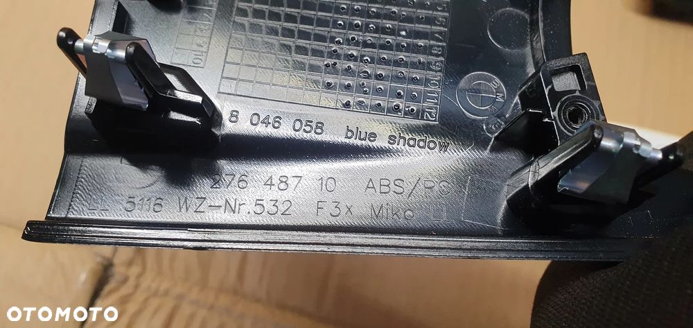 Listwa dekor dekory listwy komplet Piano Black BMW 3 F30 F31 - 14