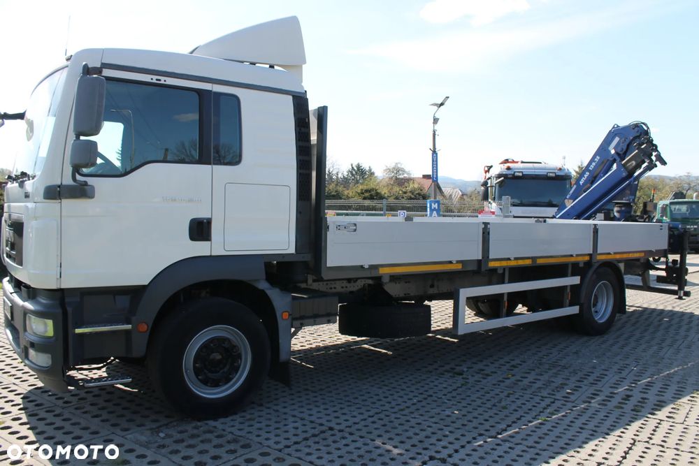 MAN TGM 18.290 paka 6,6m dzwig atlas 120,2E pilot - 2