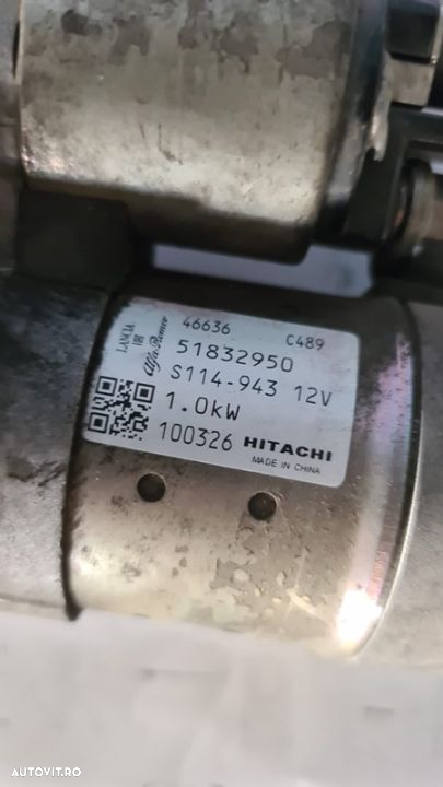 Electromotor alfa romeo mito 1.4 benzina 2013 lancia fiat - 2
