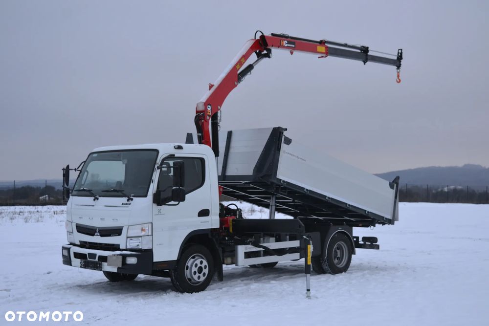 FUSO Mitsubishi Canter 9C18 Nowy Żuraw HDS HYVA HB 60E1 Nowy 3-stronny WYWROT Kiper Wywrotka - 10