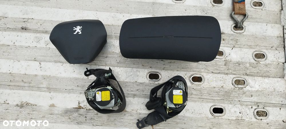 Peugeot Bipper poduszki Airbag pasy kpl - 1