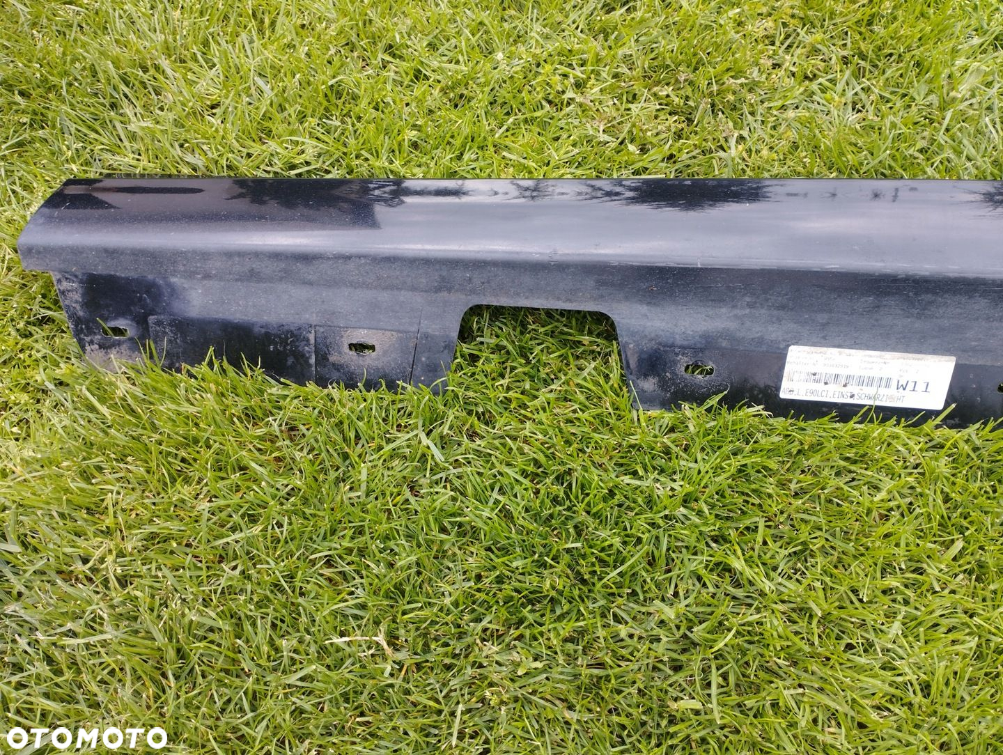 BMW E90 E91 nakładka progowa lewa Schwarz 2 - 8