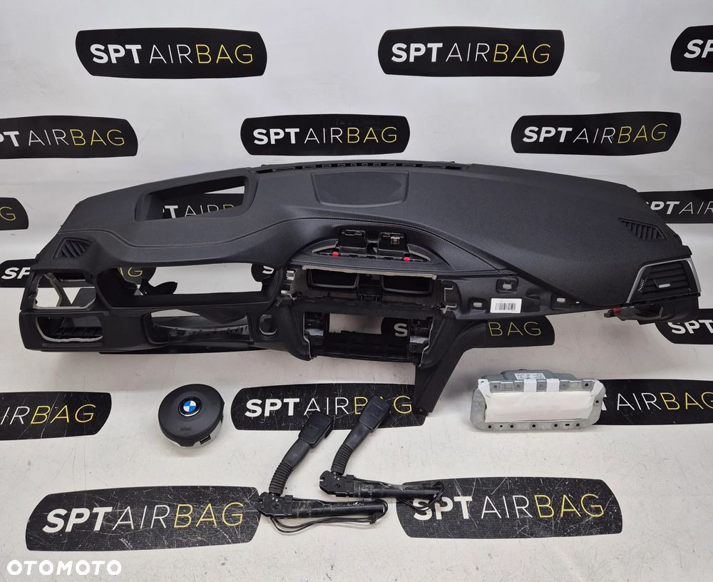 F30 F31 F32 F33 F36 KOKPIT DESKA KONSOLA PULPIT PODUSZKA AIRBAG AIR BAG PASY KIT SET - 1