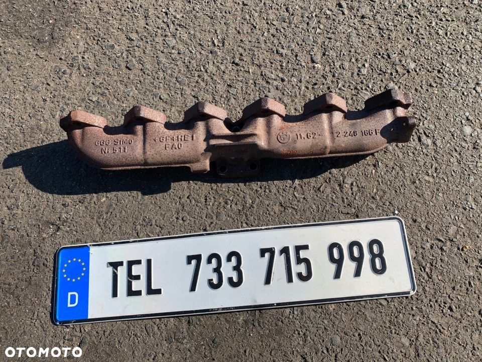 KOLEKTOR WYDECHOWY ŻELIWNY BMW M57 E39 E46 X5 E60 - 1