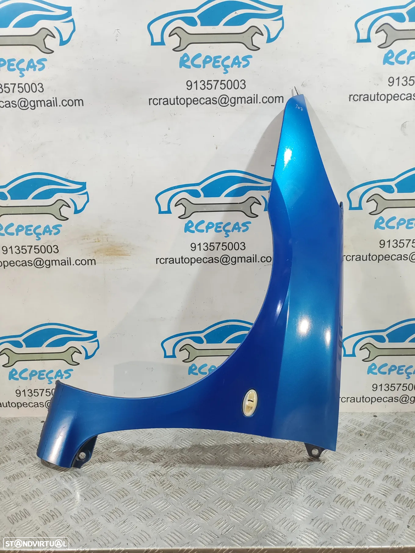 GUARDA-LAMAS ORIGINAL ESQUERDO PEUGEOT 307 3A/C 9635407280 7841T2 GUARDA LAMAS GUARDALAMAS - 2