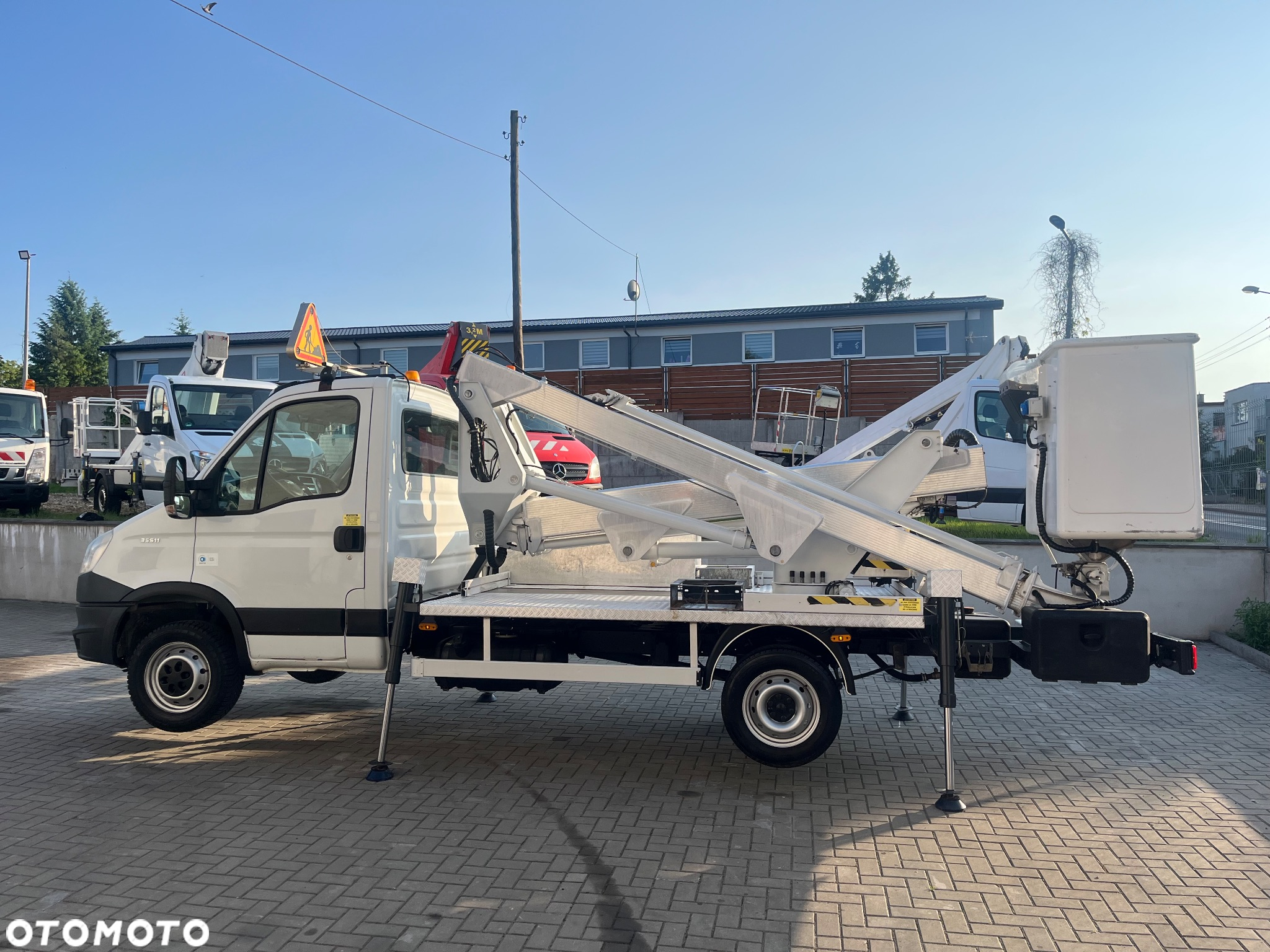Iveco Podnośnik koszowy Izolowany Kosz Multitel mx170 17 metrów 10 w Bok Zwyżka jak Ruthmann Gsr Wumag - 15
