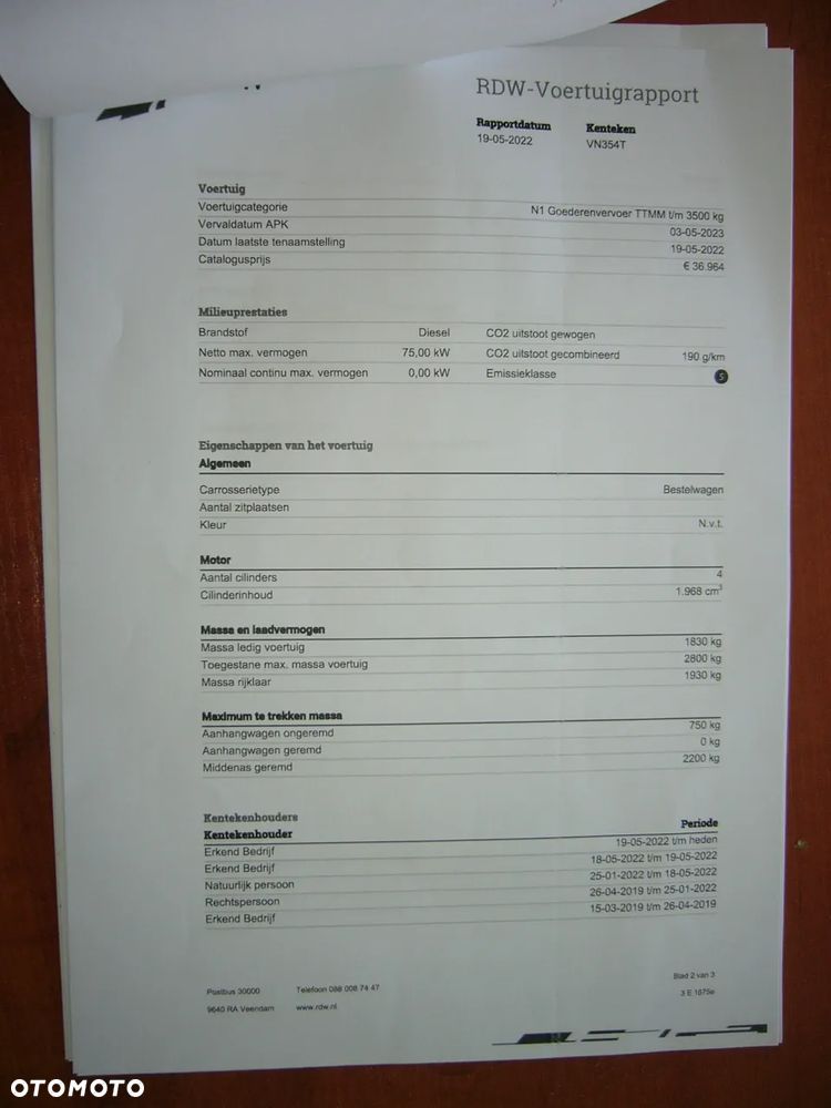 Volkswagen Transporter T5 LONG Chłodnia Konvekta 0*C - 26