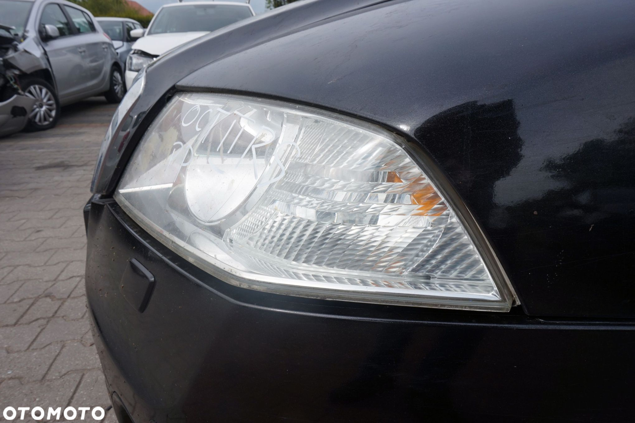MASKA ZDERZAK BŁOTNIKI LAMPY OCTAVIA II RS 1Z3 9910  SKODA 2004-2008 CZARNY PRZÓD KOMPLETNY - 20