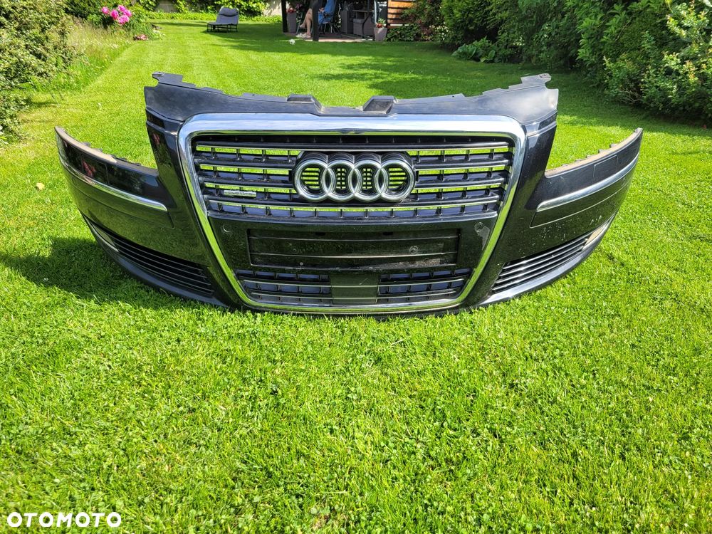 AUDI A8 D3 II LIFT ZDERZAK ACC PRZEDNI PRZÓD SPRYSKI XENON CZUJNIKI KPL LZ9Y - 12