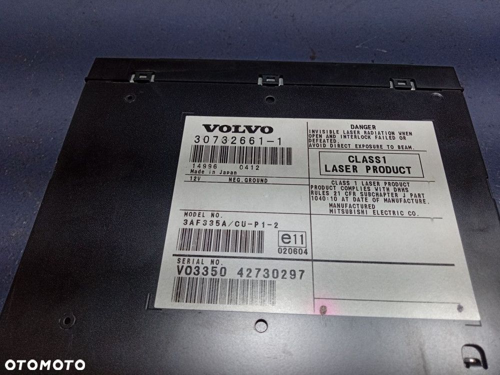VOLVO S40 II CZYTNIK PŁYT NAWIGACJI GPS 30732661 - 6
