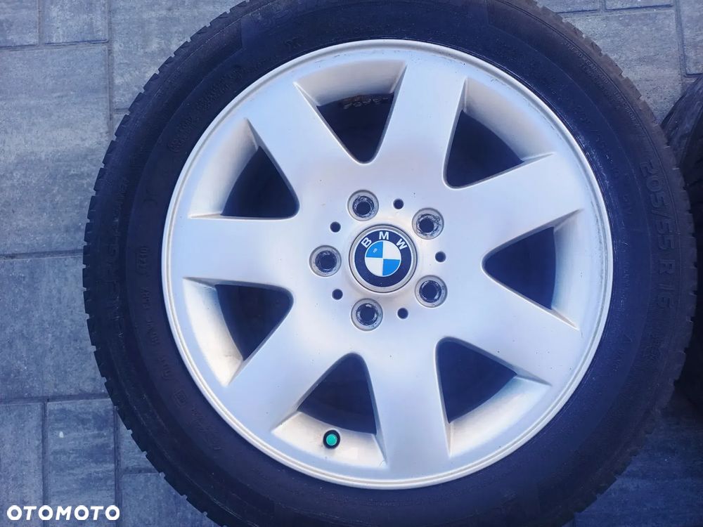 FELGI Z OPONAMI KOŁA ALUMINIOWE BMW E46 R16 5X120 ET47 72,6 mm OPONY R16 205/55 LATO NR12 - 4