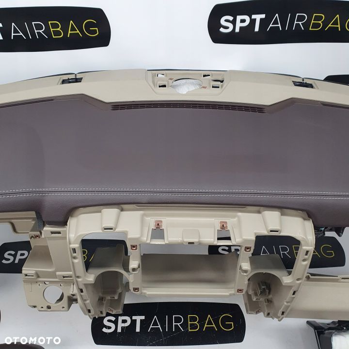 DODGE RAM DESKA ROZDZIELCZA KONSOLA KOKPIT PULPIT PODUSZKI AIRBAG AIR BAG PASY KIT SET - 3
