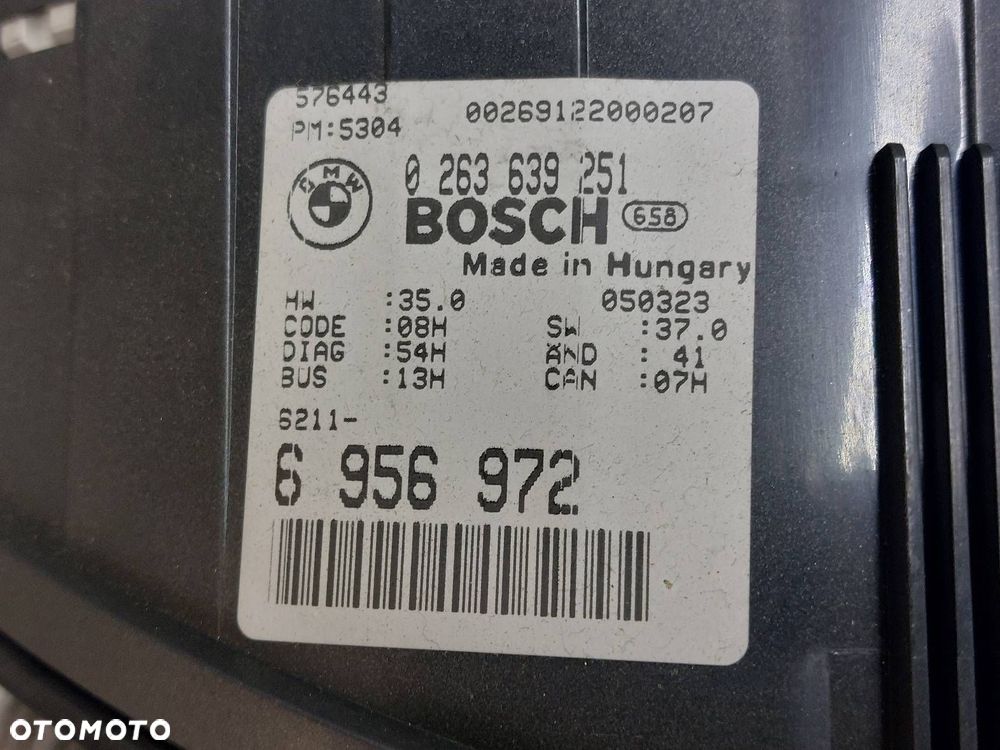 LICZNIK ZEGARY BMW E46 LIFT 320D 2.0 D M47 6956972 AUTOMAT - 4