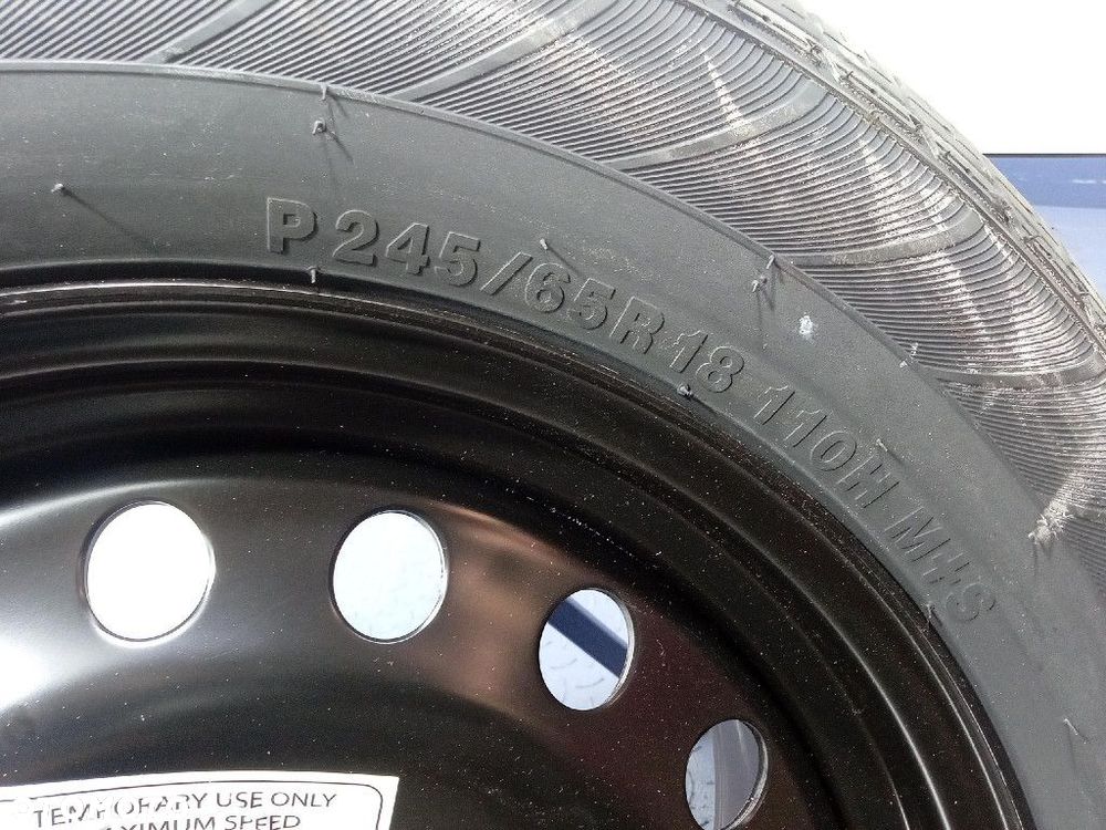 JEEP GRAND CHEROKEE WK2 KOŁO ZAPASOWE DOJAZDOWE 245/65/18 5X127 8J - 8