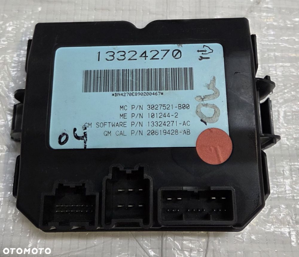 Moduł sterownik klapy tył bagażnika Opel Insignia A 13324270 - 1