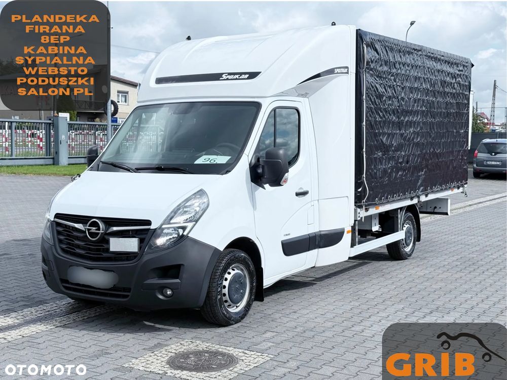 Opel Movano 165 CDTI Plandeka + Firana 8ep Kabina Sypialna, Salon PL