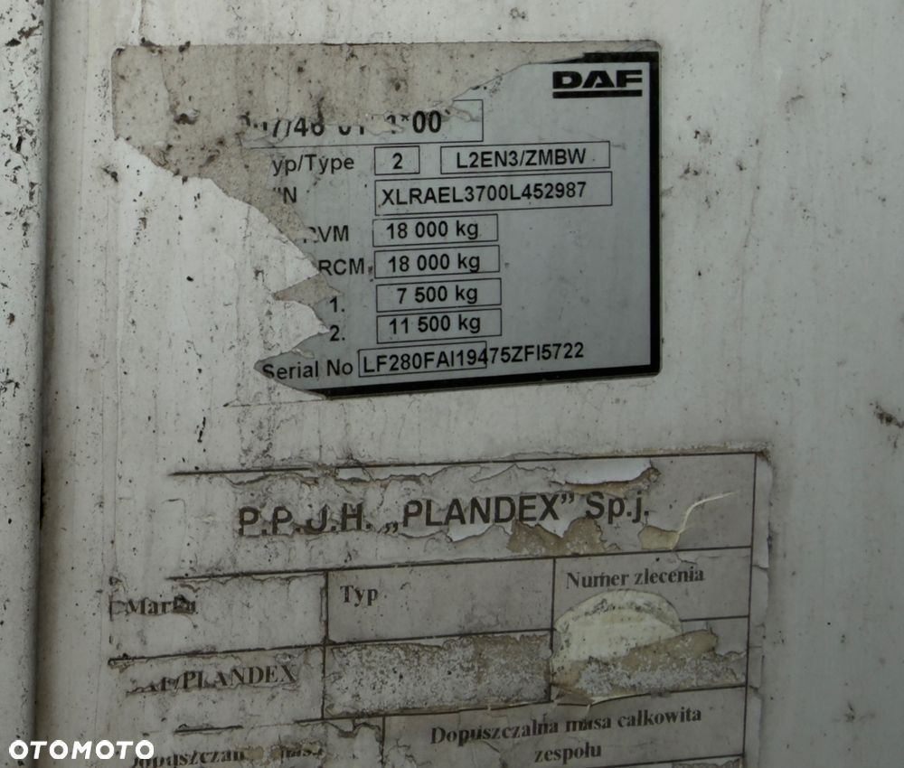 DAF LF 280 // XARIOS 500 /// Chłodnia /// Winda Dhollandoa - 5