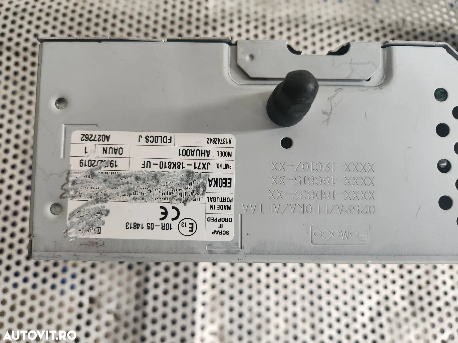 Modul Unitate Display Navigatie SYNC 3 Ford Focus 4 Cod JX71-18K810-UK JX71-18B955-FC - Dezmembrari Arad - 4