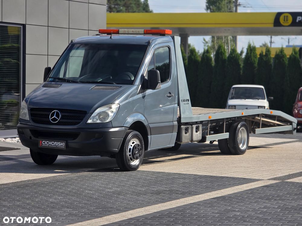 Mercedes-Benz Mercedes-Benz SPRINTER 515 CDi Autolaweta Holownik Pomoc Drogowa Na Bliźniaku Długi Najazd Auto Serwisowane z Polskiego Salonu Wyjątkowo ładny i Zadbany Samochód - 2