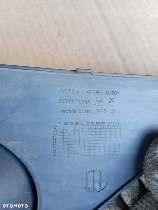 SEAT IBIZA IV 4 KRATKA HALOGEN PRAWY PRZÓD PRZEDNI - 6