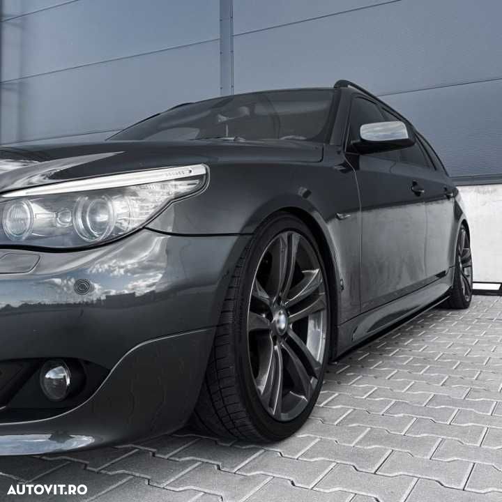 Set Extensii Prelungiri Praguri Laterale Dedicate BMW E60 E61, Lucios - 4