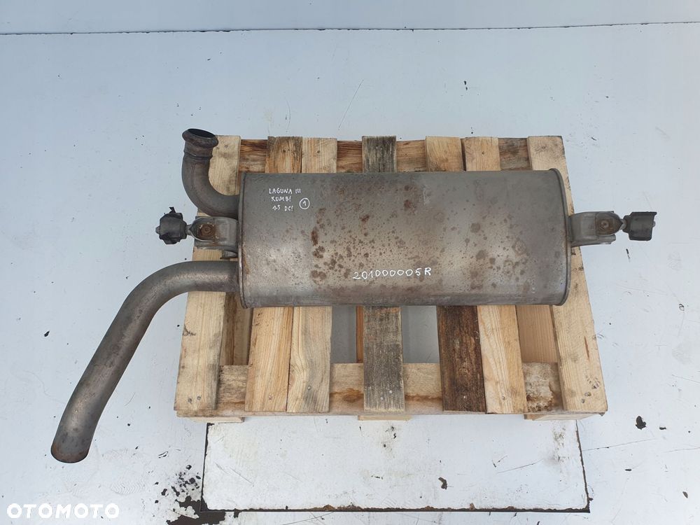 Renault Laguna III KOMBI 1.5 DCI TYLNY TŁUMIK TYŁ KOŃCOWY 201000005R - 3