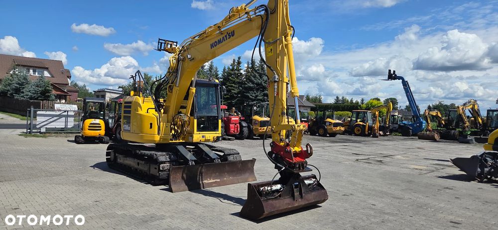 Komatsu <<Komatsu PC138US-10, 2014 rok, nakładki gumowe, pług, sprowadzona!>> - 4