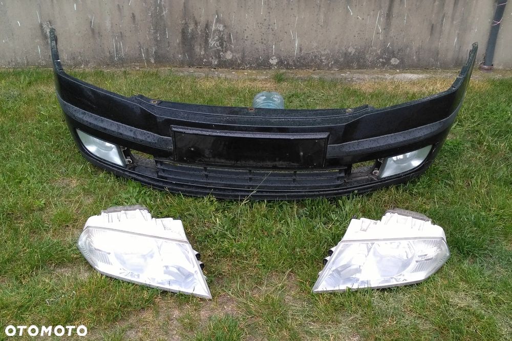 skoda octavia II 2 zderzak przód lampy 9910 04-08r - 1