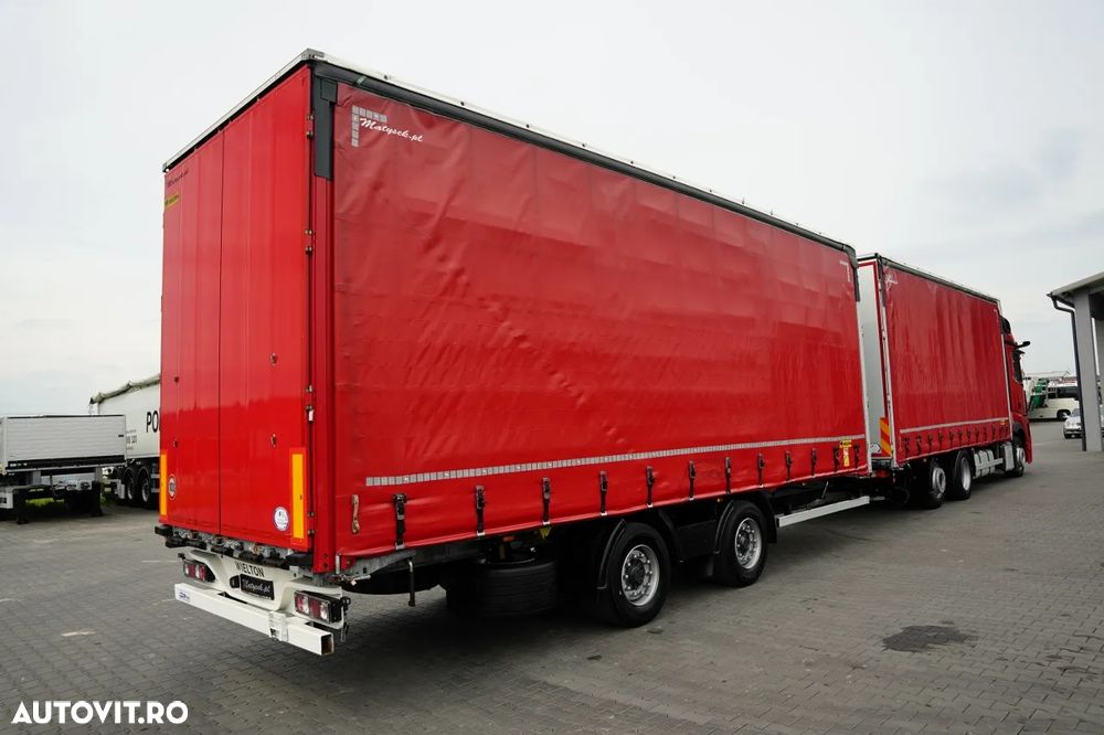 Mercedes-Benz ACTROS 2545 / TANDEM COMBINAT 120 M3 / TRANSIT / 6x2 / PUNTE RIDICATĂ / BIG SPACE / WIELTON / 2021 - 3
