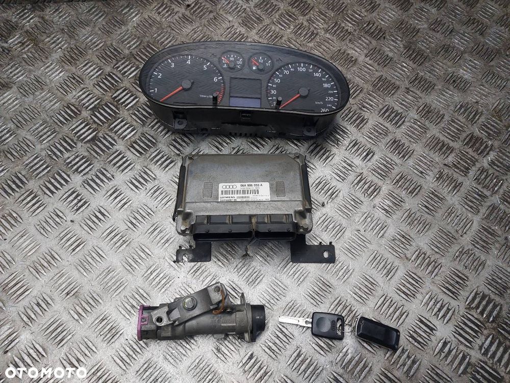 ZESTAW STARTOWY AUDI A3 8L 1.6 8V 06A906033A 8L0920900AX 4B0905851B - 1