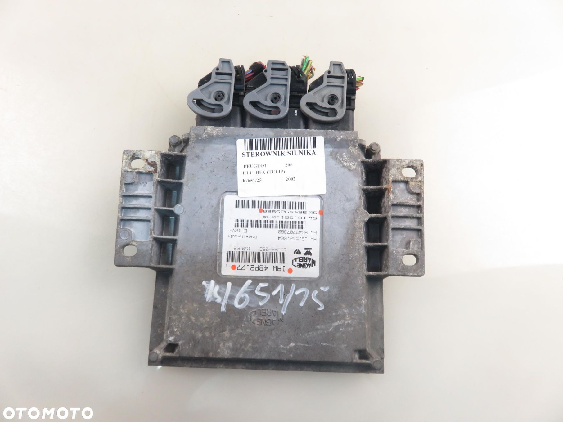 STEROWNIK PEUGEOT 206 1.1 i IAW48P277 SW9644925880 - 1