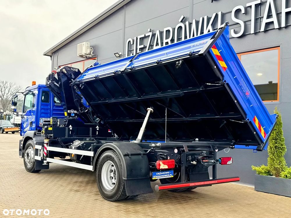 MAN TGM TGL TGS 18.250 // wywrotka 3-S + HDS HMF 1420 - K2 // budowlanka // energetyka //żuraw dzwig kran crane // Świeżo sprowadzony - 24