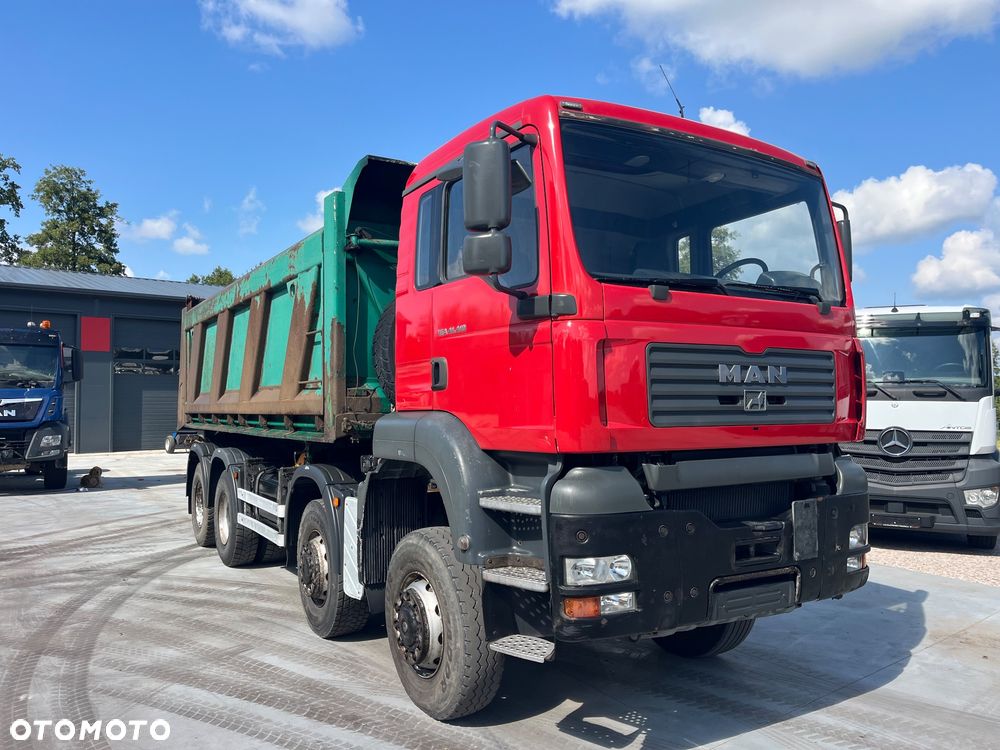 MAN Tga 41.410 Napędy 8x6 Wywrotka 3 stronna Duży Kipper Klima Cała Na Resorze ( Scania Arocs Volvo) - 14