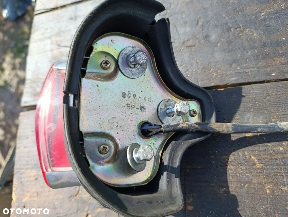 Lampa tył Yamaha Virago 535 klosz tylny osłona chrom wszystkie części - 6