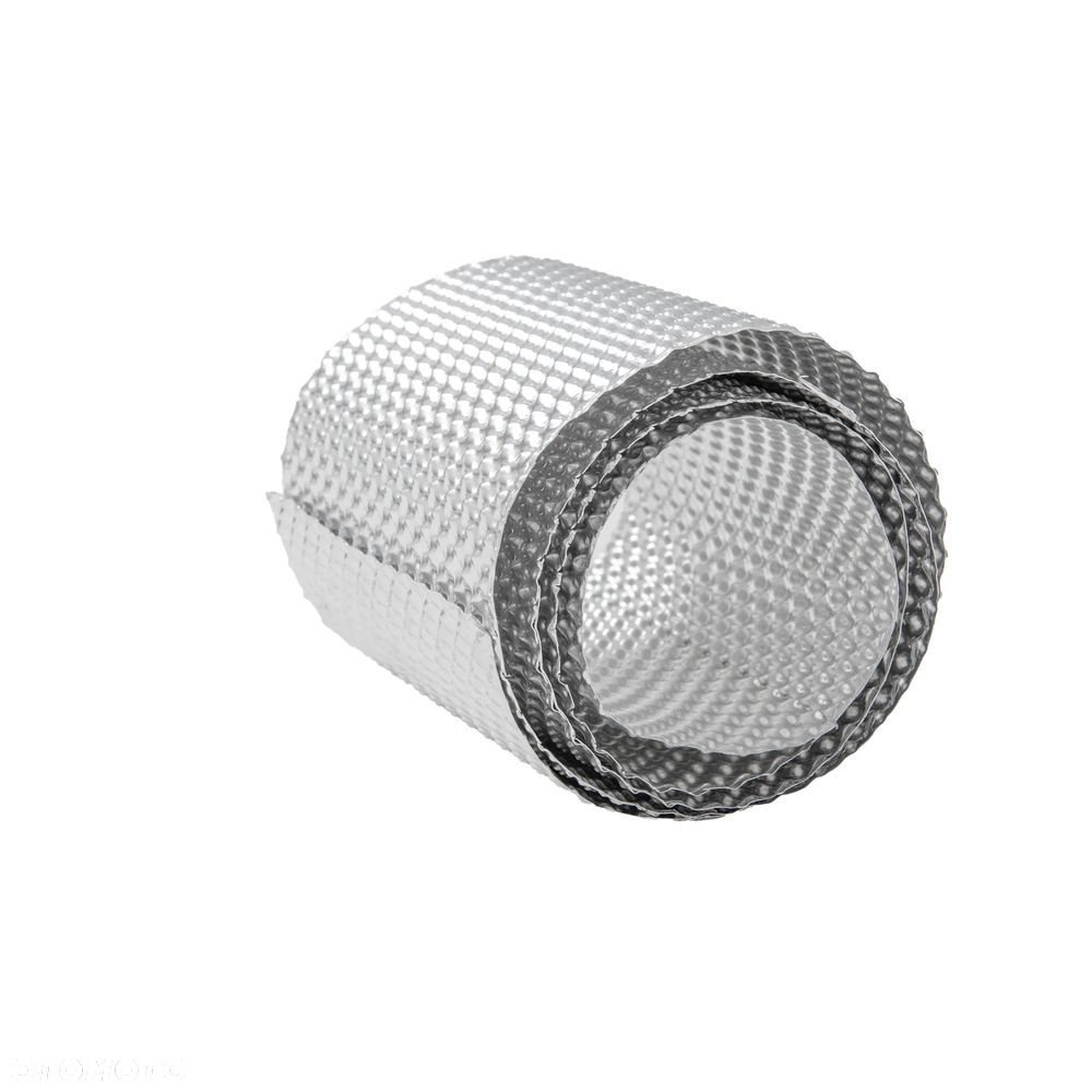 Osłona termiczna aluminiowa Bitmat tłumika wydechu 0,2mm 10x100cm - 6