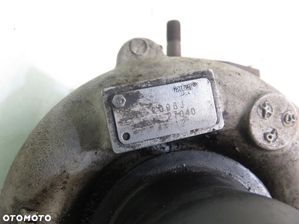 TURBOSPRĘŻARKA TOYOTA RAV 4 II 2.0 D-4D 1720127040 - 2