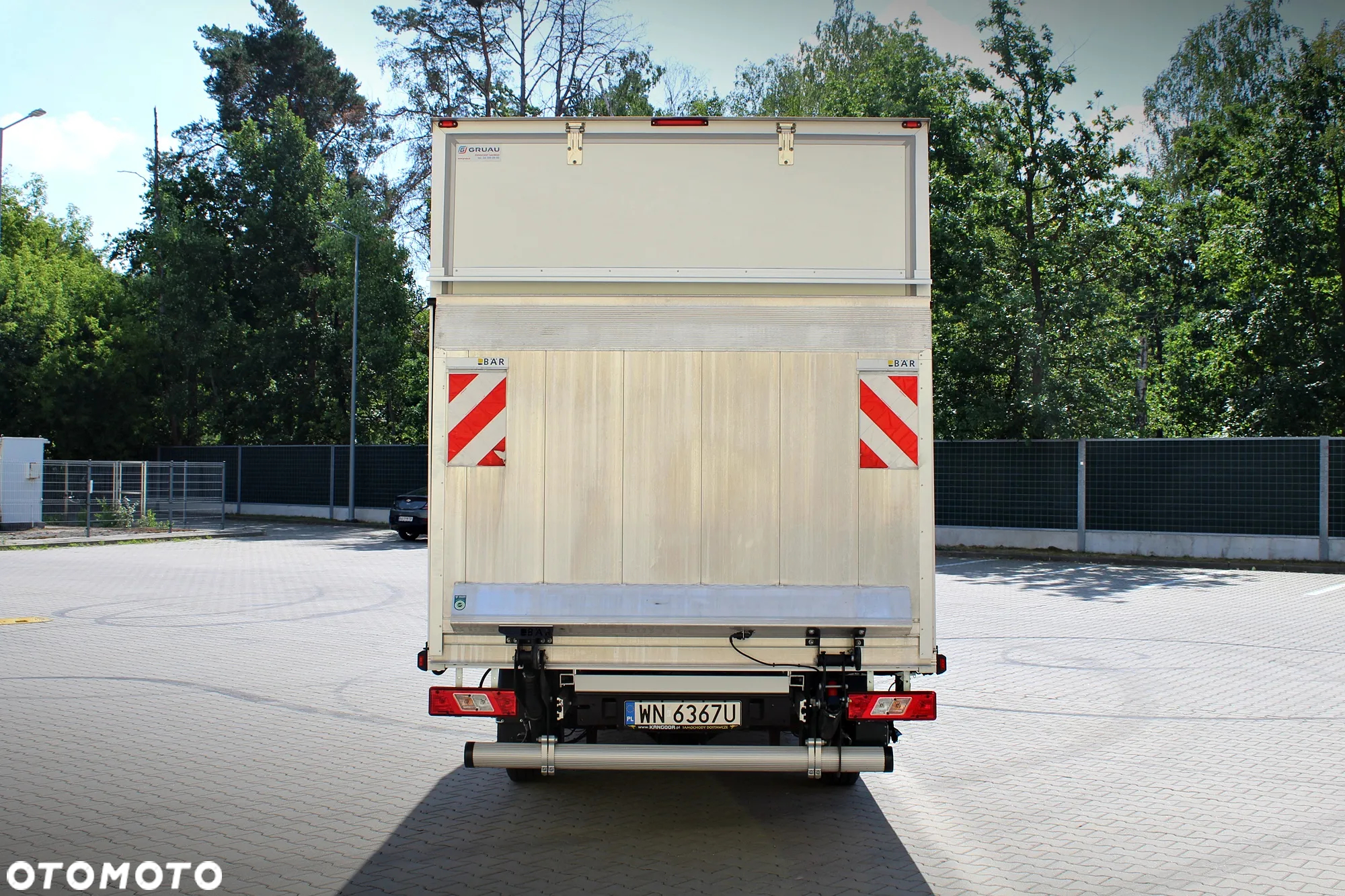 Ford Transit kontener 9 euro palet + winda BAR 750kg - 9