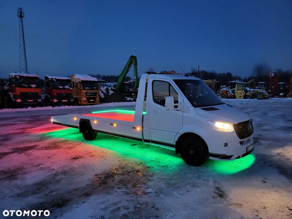Mercedes-Benz Sprinter 317 Autolaweta najazd alu Hak 3500kg - 12