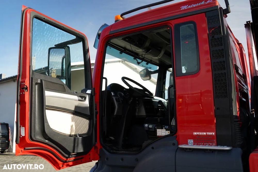 MAN TGS 33.400 / 6x4 / BASCUNĂ CU 2 LATE / BASCUNĂ HIDROBRATĂ + HDS PALFINGER PK 15500 / PILOT / MANUALĂ - 23