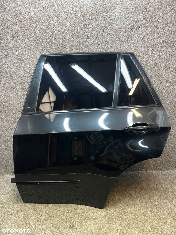 Drzwi lewy tyl 475 475/9 czarne BLACK SAPPHIRE BMW X5 E70 100 umFe ORG - 1
