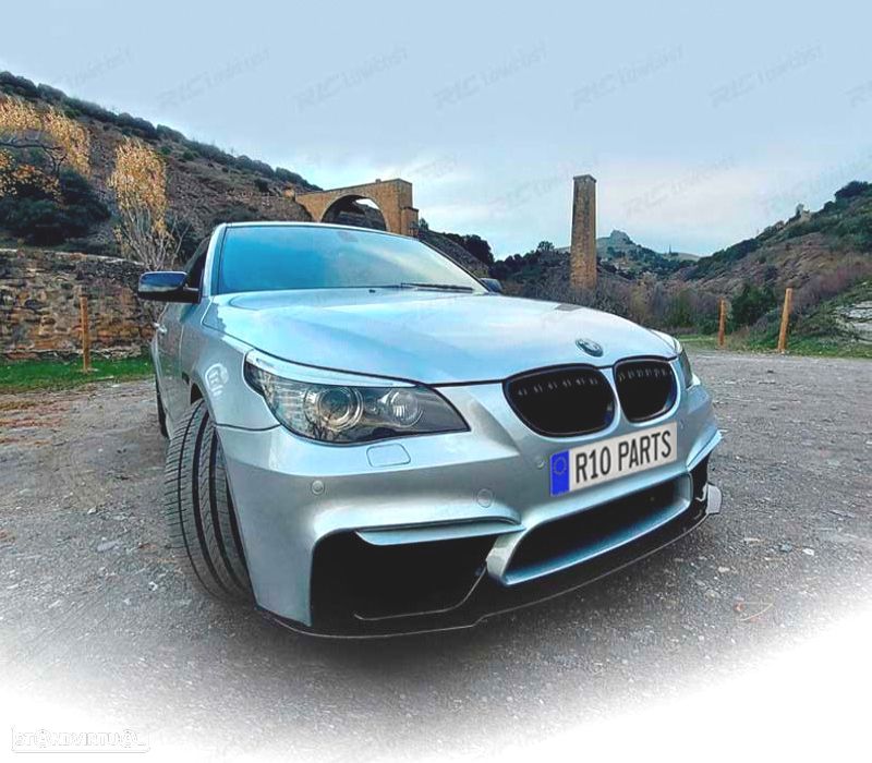 PARA-CHOQUES DIANTEIRO BMW E60 E61 03-10 LOOK M4 + LIP FRONTAL - 2