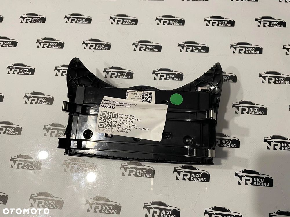 PANEL KLIMATYZACJI MINI COOPER F55 F56 F57 9327578 - 5