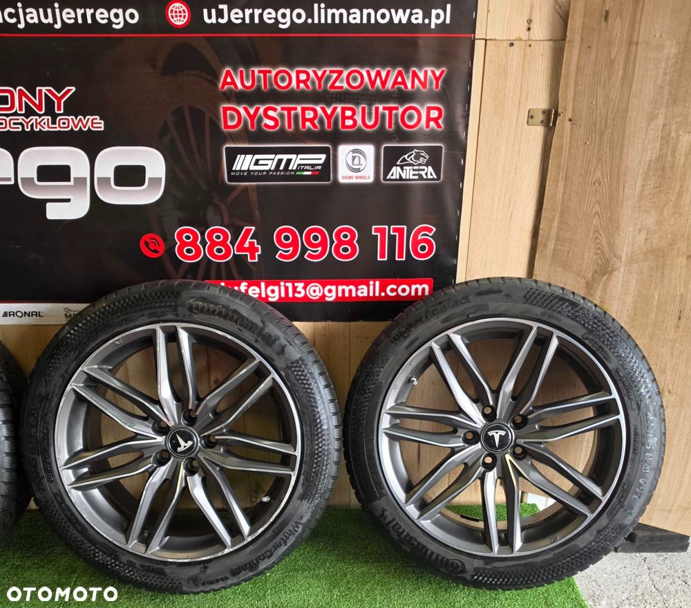 Koła zimowe TESLA MODEL S PLAID 19x5x120 - Continental WinterContact Ts870P 255/45/R19 + TPMS 2,4Ghz - 7