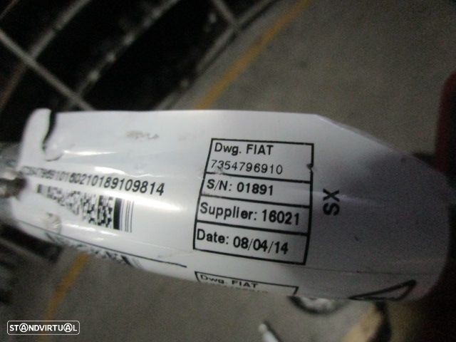 Kit Airbags 34114017C 07355292110 0285011805 51939105 617361600 7354796900 617361500 7354796910 LANCIA YPSILON 2014 1.2 69CV 5P BRANCO PRETO - 13